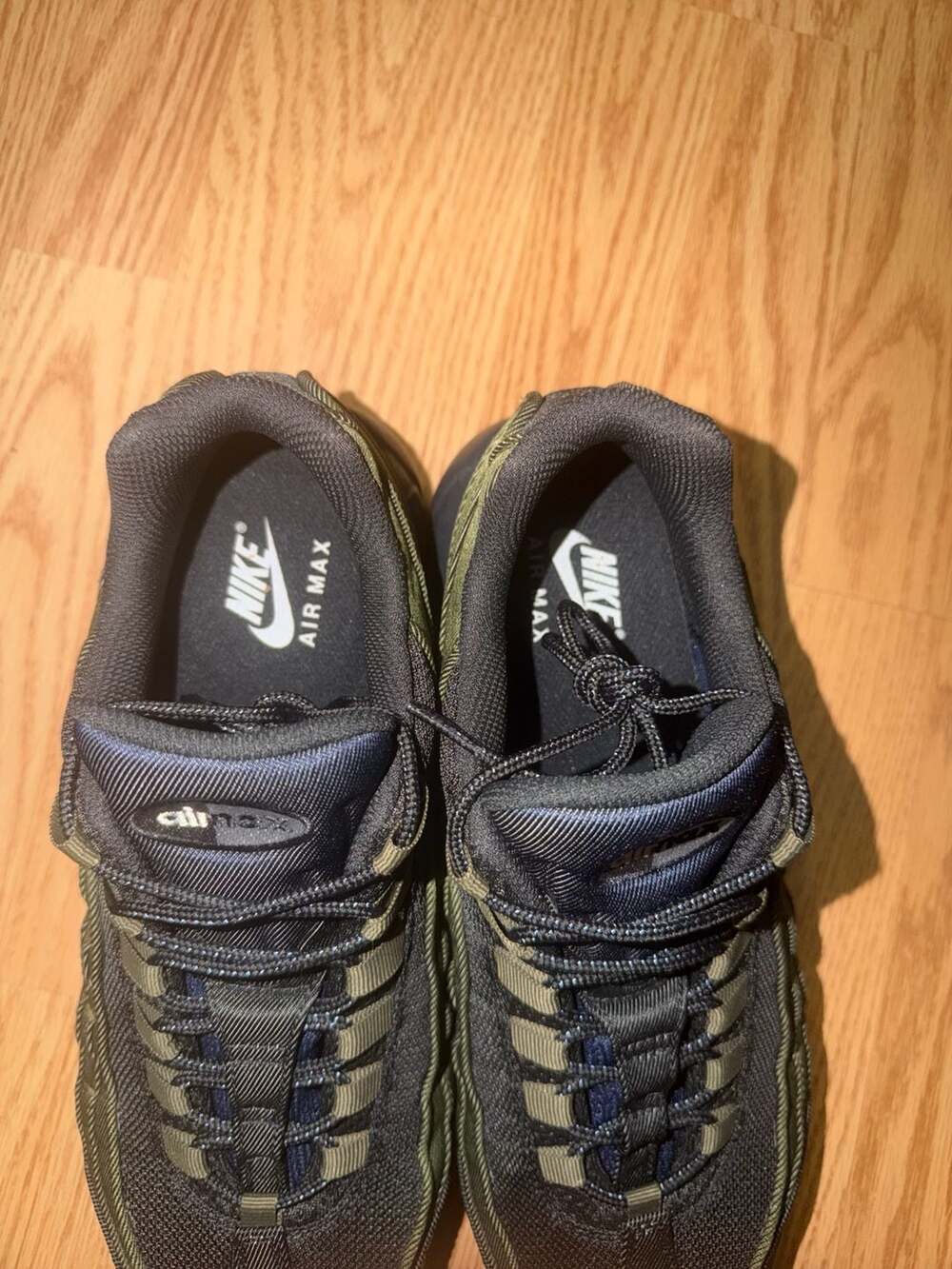 Nike Air Max 95 Dark Green (NIKE BY YOU CUSTOM) SZ 13M ‼️SHIP NEXT DAY‼️NO BOX - Picture 4 of 9